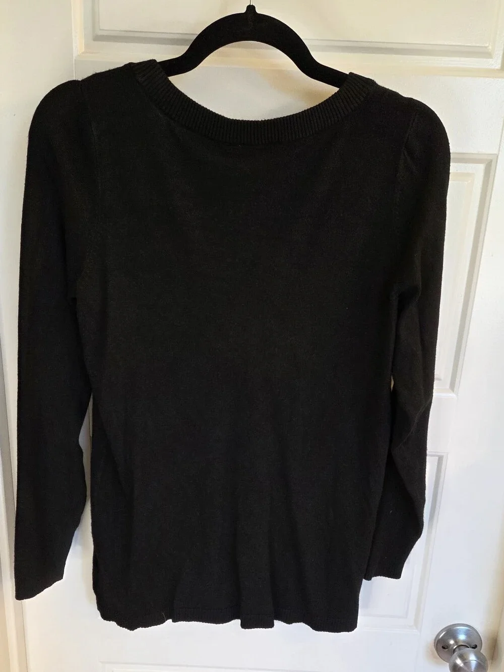 Torrid Black Fine Knit Keyhole Sweater | Size 00 (M/L 10-12)